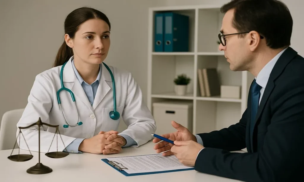 Attorney for doctor malpractice case helping injured patient after doctor negligence