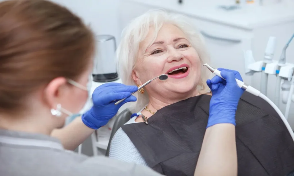 Senior dental insurance policies helping retirees receive affordable preventive and restorative dental care.