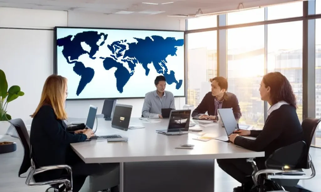International business insurance plans protecting global companies with worldwide liability coverage, commercial property insurance, cyber protection, and international risk management.
