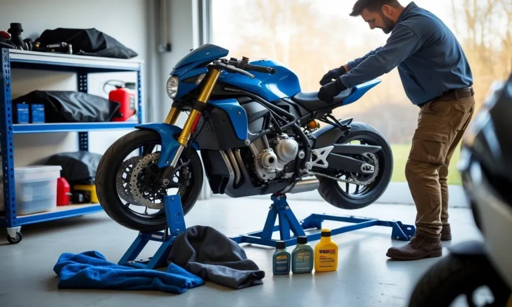 Seasonal motorcycle insurance protecting motorcycles during riding and winter storage seasons.